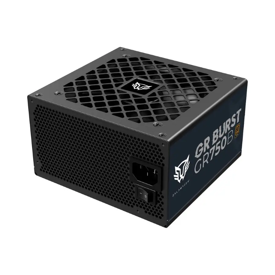 FUENTE DE PODER BR BURST ATX 750W 80 PLUS BRONZE NO MODULAR NEGRO