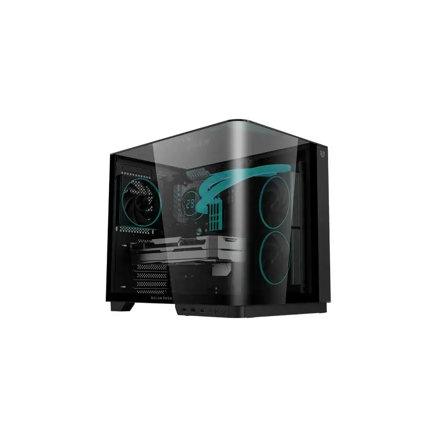 GABINETE BALAM RUSH GAMER MEDIA TORRE CURVE 6800 ATX M-ATX ITX NEGRO BR-941570