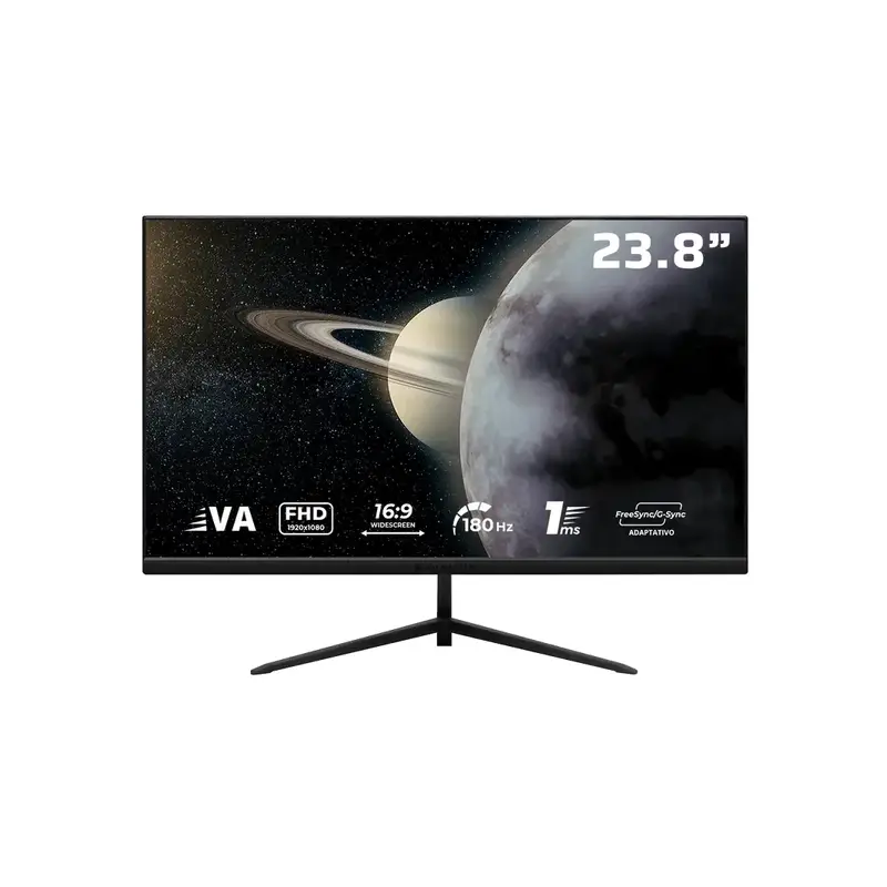MONITOR GAMER PLANO BALAM RUSH TITAN 23.8" FHD 180HZ NEGRO