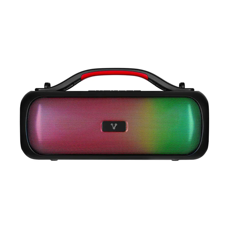 BOCINA VORAGO BT USB LUZ FRONTAL RGB TWS 20W RMS IPX5 BSP-440