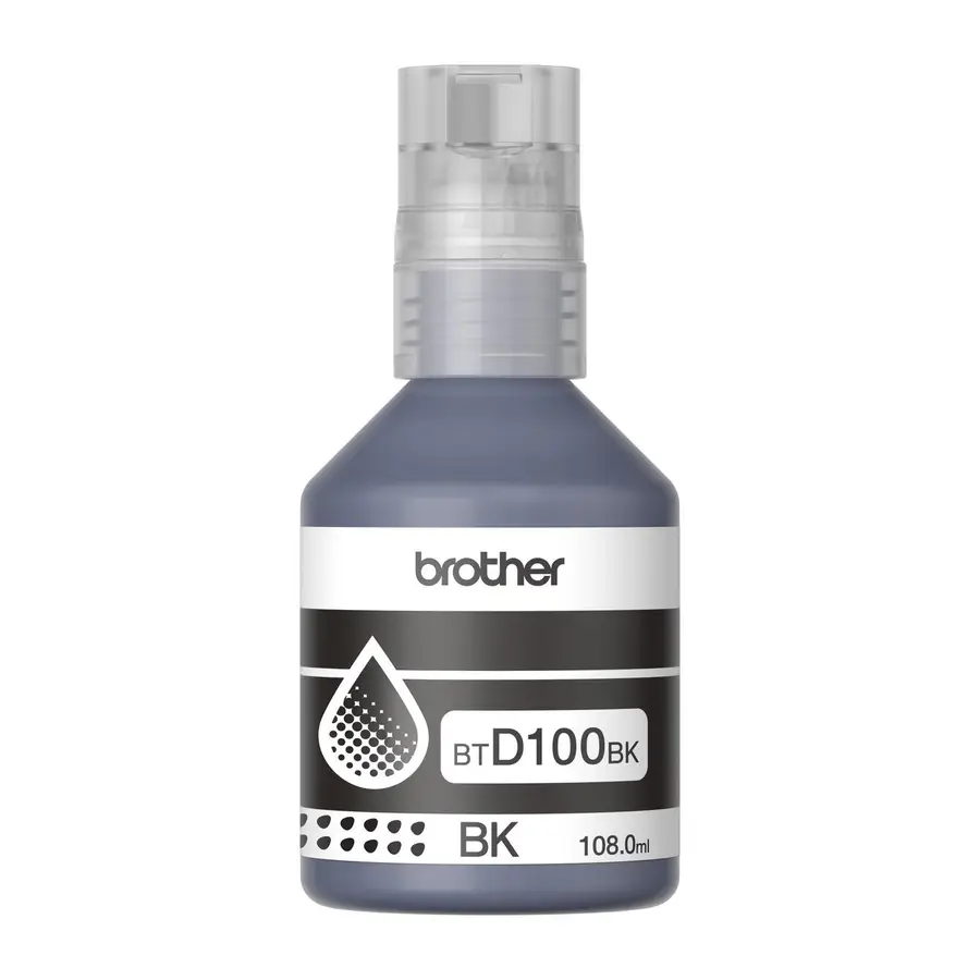 BOTELLA DE TIN BROTHER NEGRO ULTRA ALTO RENDI INKBENEFIT 7500 BTD100BK