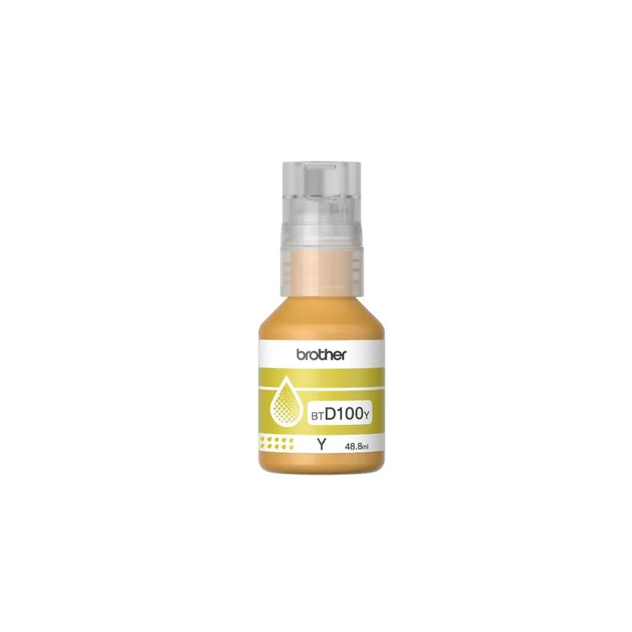 BOTELLA TIN BROTHER AMARILLO ULTRA ALTO RENDI INKBENEFIT 5000 BTD100Y