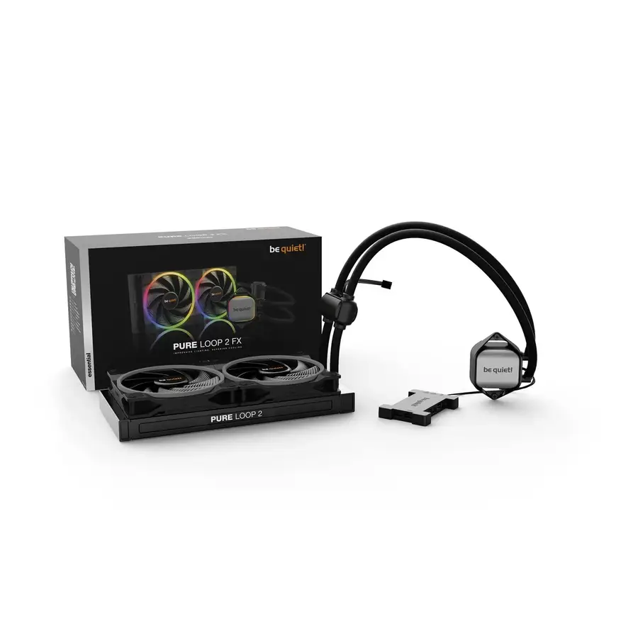 ENFRIAMIENTO LIQUIDO BE QUIET PURE LOOP 2 FX PARA 2X 140MM280MM HASTA 2200RPM NEGRO