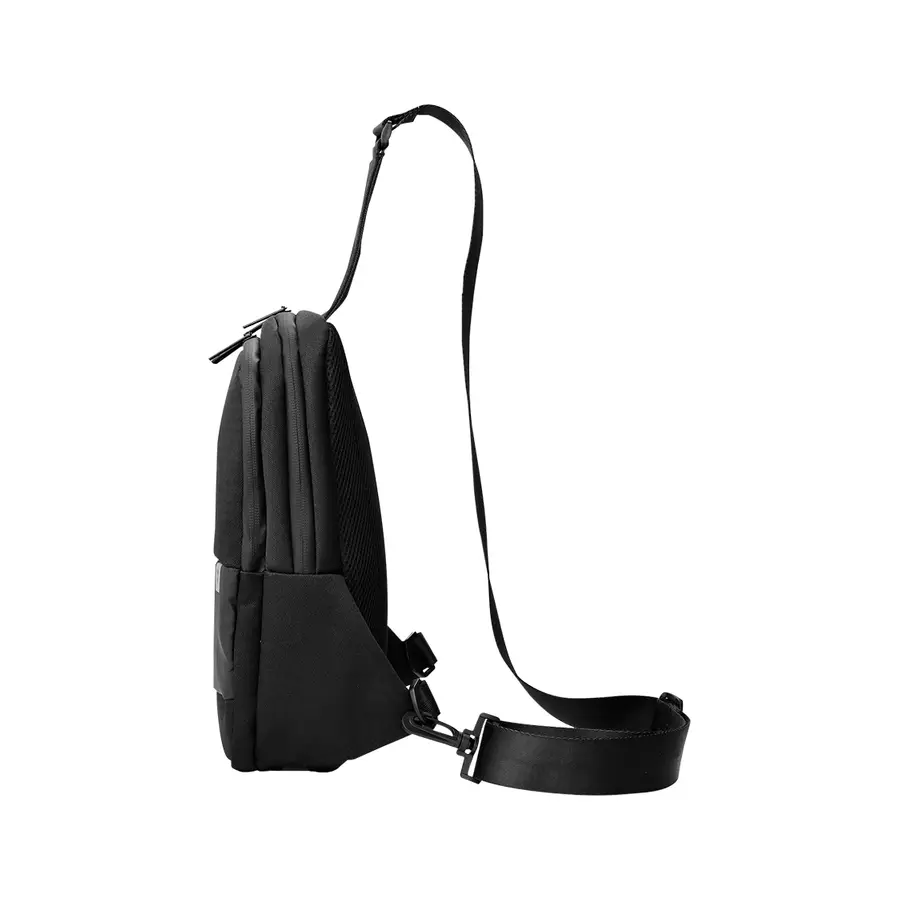 MOCHILA PECHERA CRUZADA VORAGO POLYESTER NEGRA (CB-300)