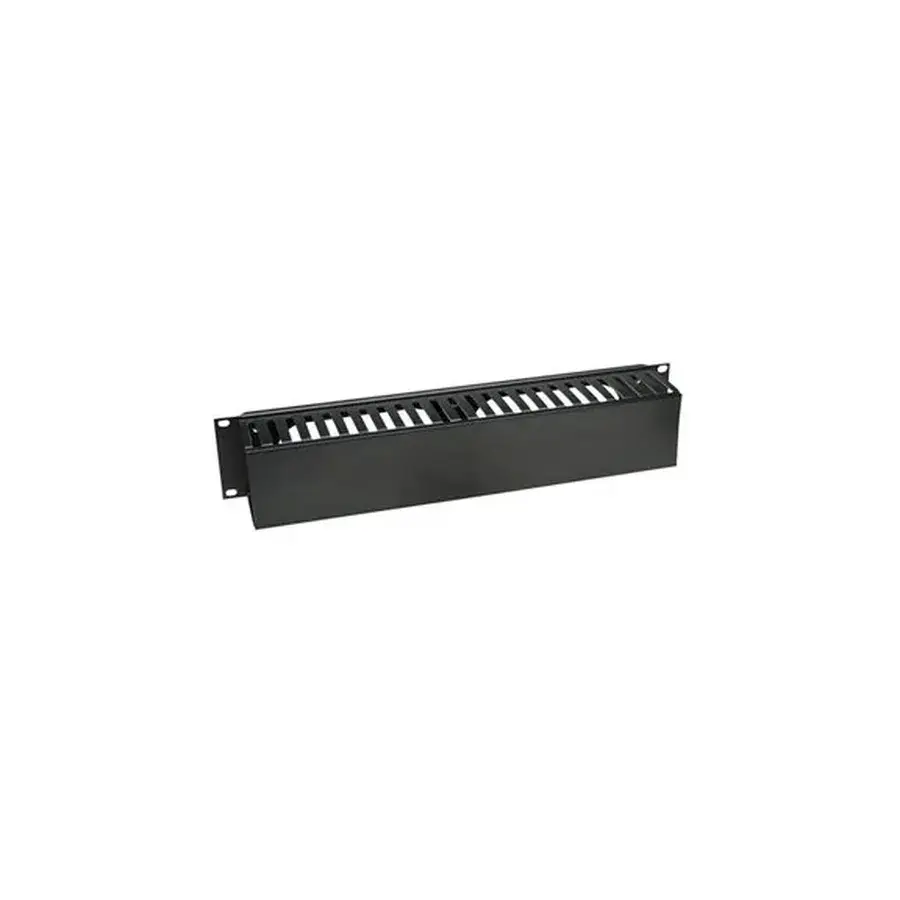 ORGANIZADOR HORIZONTAL DE CABLES INTELLINET 19" 2U CON TAPA 168458