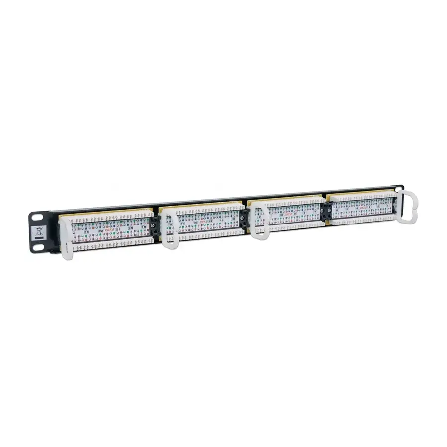 PANEL DE PARCHEO 24 PUERTOS CAT6, UTP 1U P/RACK 19" INTELLINET 520959
