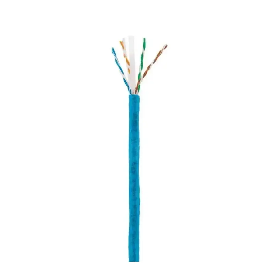 BOBINA CABLE UTP CAT 6 CCA, INTELLINET COLOR AZUL 23 AWG 305MTS 704670