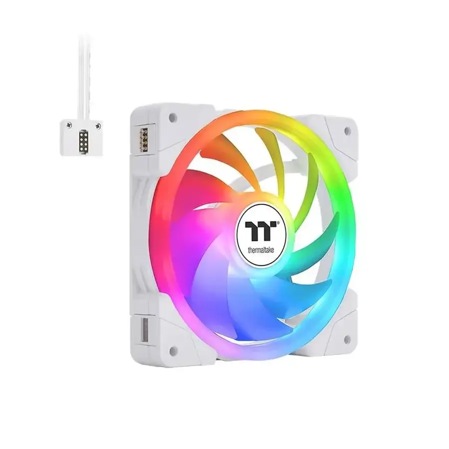 VENTILADOR THERMALTAKE SWAFAN EX12 ARGB SYNC 3X 120MM 2000RPM ARGB BLANCO