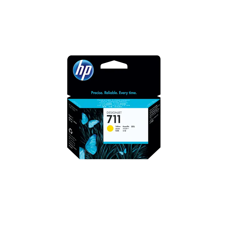 CARTUCHO HP 711 AMARILLO DESIGNJET DE 29ML CZ132A