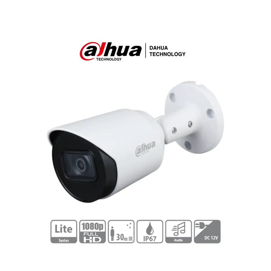 CAMARA DAHUA BULLET HDCVI 2MP/MICROFONO INTEGRADO(HAC-HFW1200TN-A)
