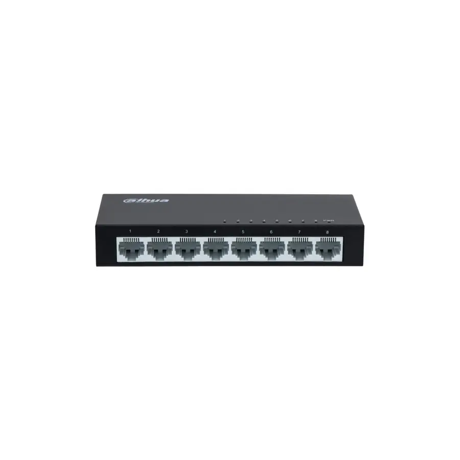 SWITCH ETHERNET NO ADMINISTRADO DE 8PTOS 10/100 (DH-PFS3008-8ET)