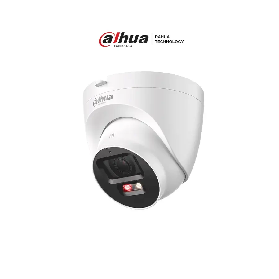 DAHUA ME1239HN-A-PV CÁMARA DOMO TIOC 2MP DISUASION ACTIVA LUZ ROJA/AZUL