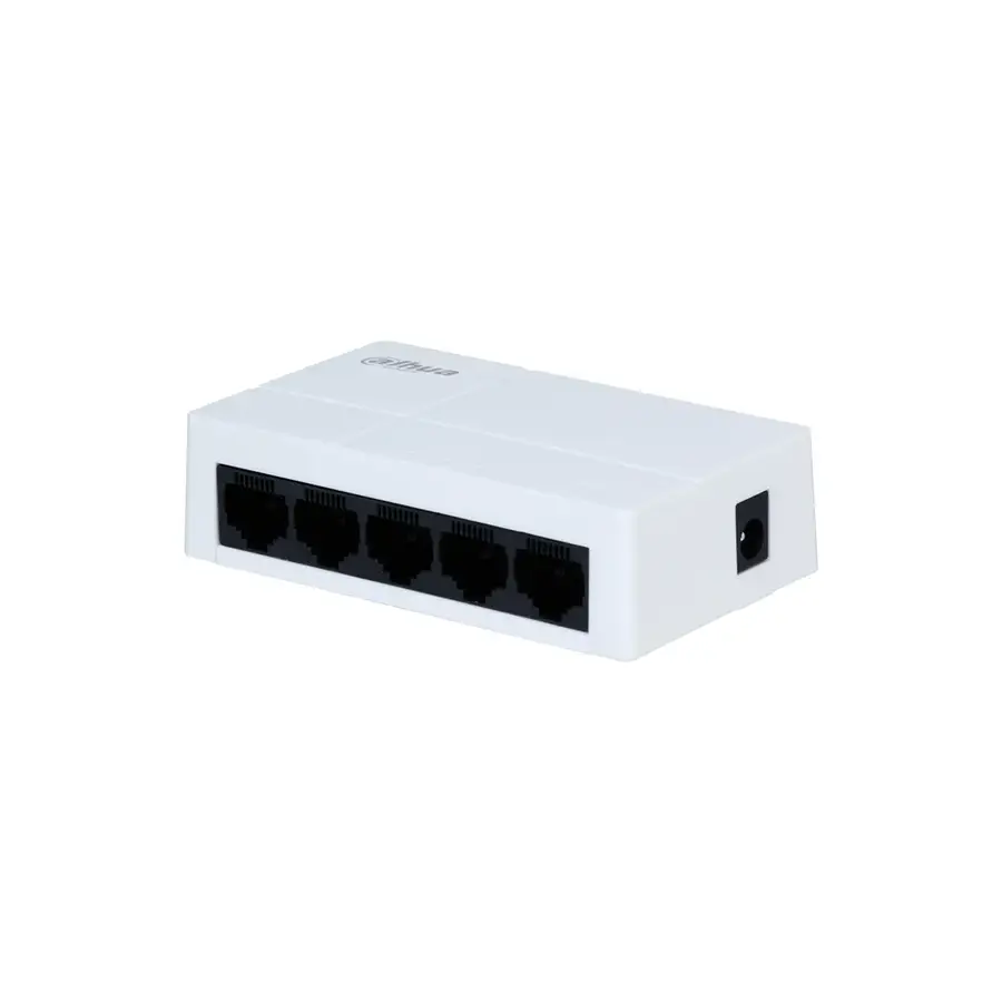 DAHUA SWITCH 5 PORT GE 10/100/1000 CAPA 2 SWITCHING 10 GBPS BLANCO
