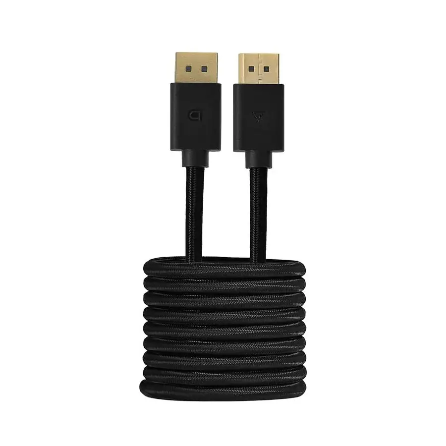 CABLE GAME FACTOR DISPLAY PORT 1.4 MACHO A MACHO 4K 2 MTS CH. ORO 24K (DTD400)