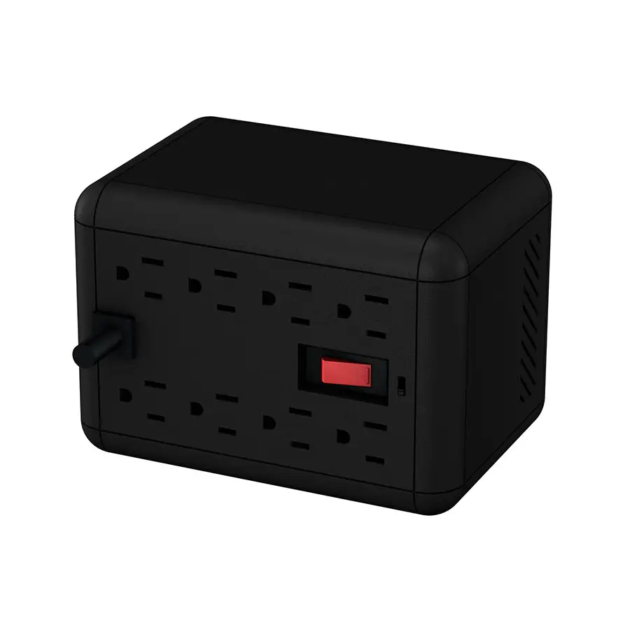 REGULADOR DE VOLTAJE QIAN BAOSHAN EN1000 1000 VA 8 CONTACTOS 2 USB