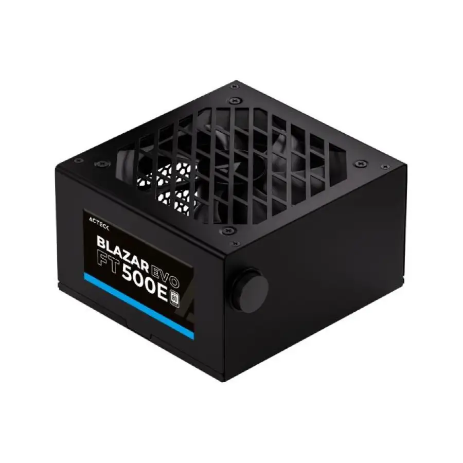 FUENTE DE PODER ACTECK BLAZAR EVO FT500E ATX 500W NEGRO ES-05001E