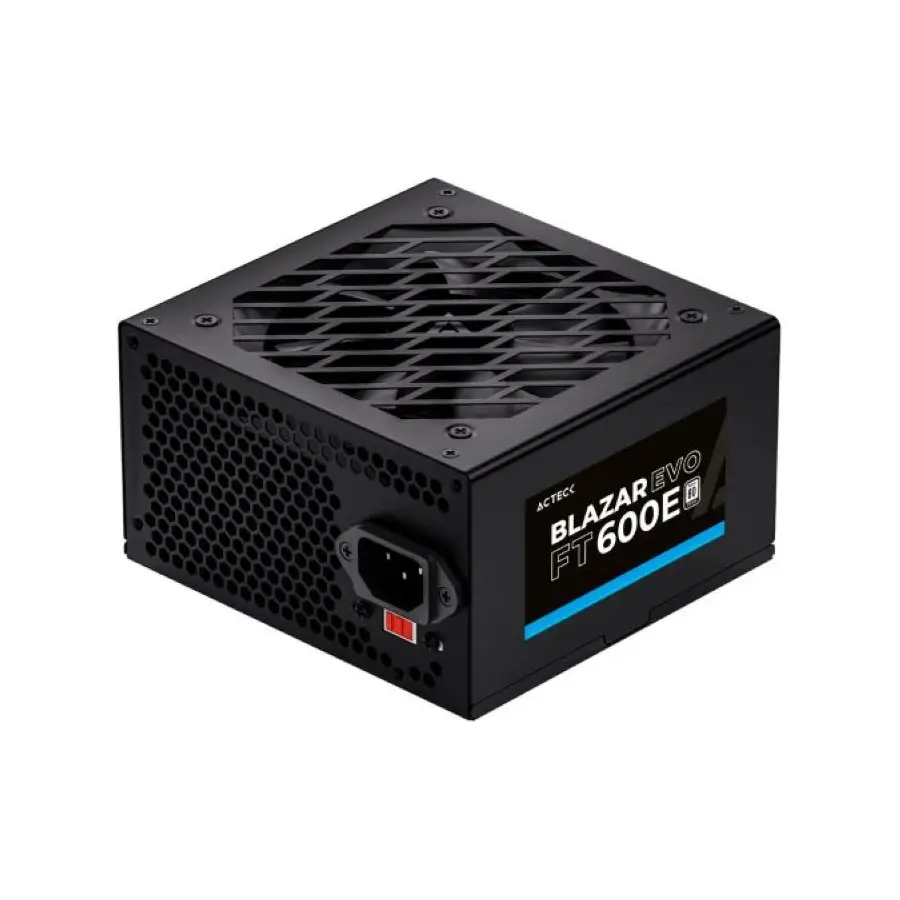 FUENTE DE PODER ACTECK BLAZAR EVO FT600E ATX 600W NEGRO ES-05003E