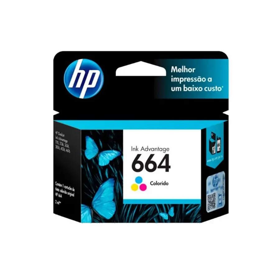 CARTUCHO HP 664 TRICOLOR F6V28AL