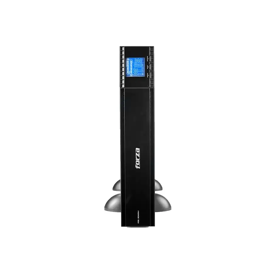 NOBREAK UPS FORZA FDC-3012R-I 3KVA RACK/TORRE DOBLE CONVERSION 9 CONTACTOS NEGRO