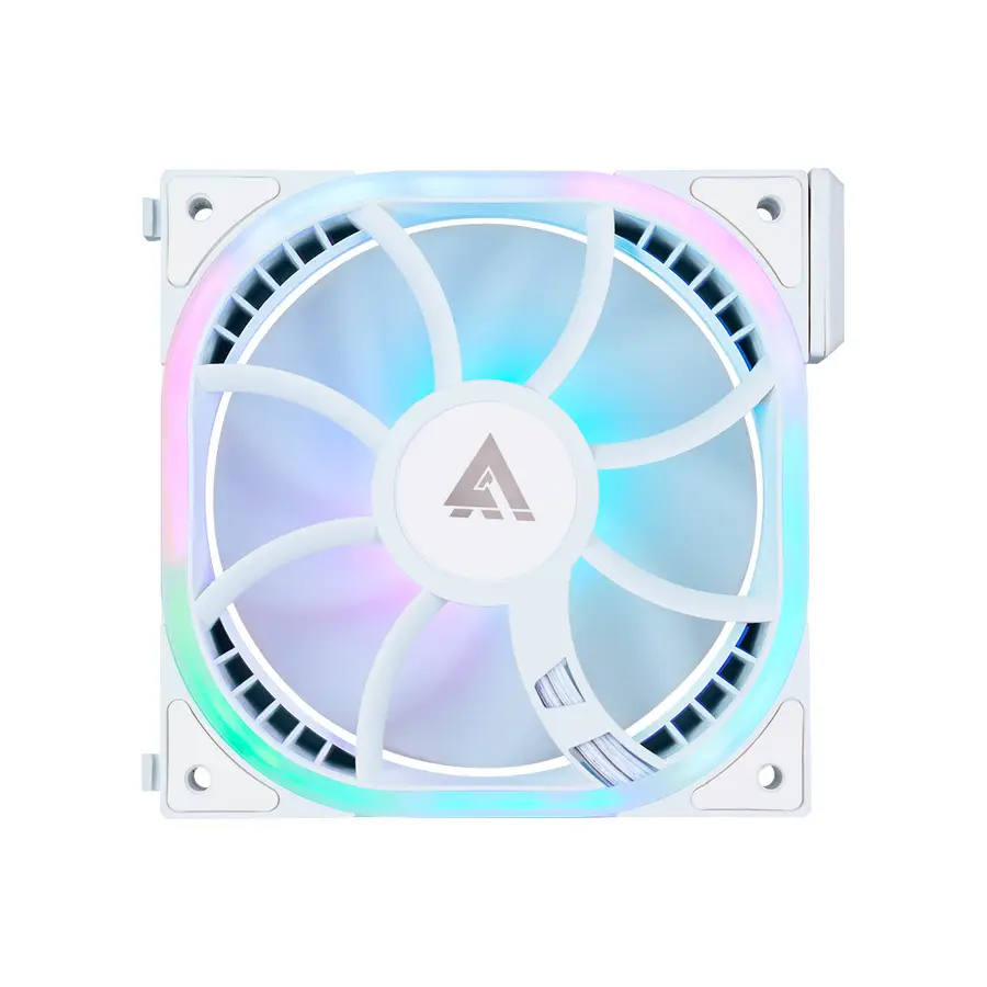 VENTILADOR MODULAR GAME FACTOR 120MM 58CFM 1900RPM RGB BLANCO FG500-WH