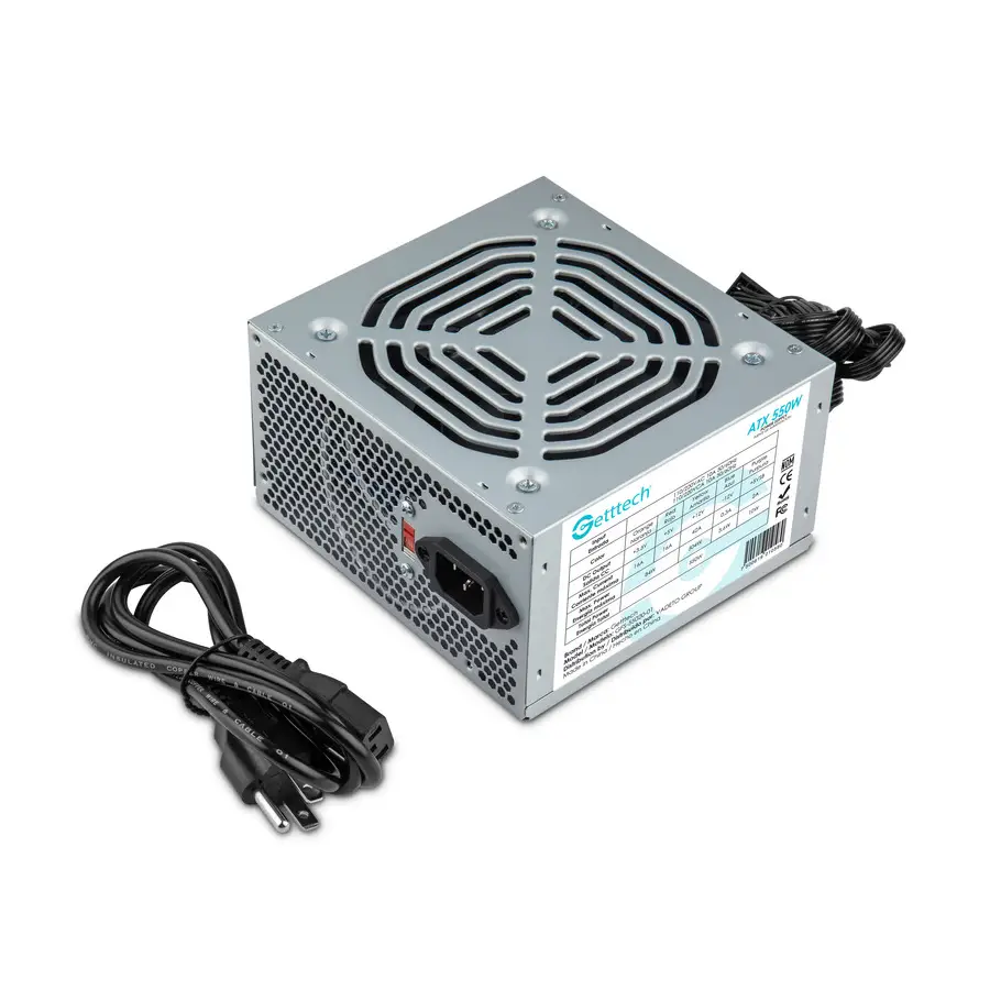 FUENTE DE PODER GETTTECH 550W ATX  24 PIN GFS-55020-01
