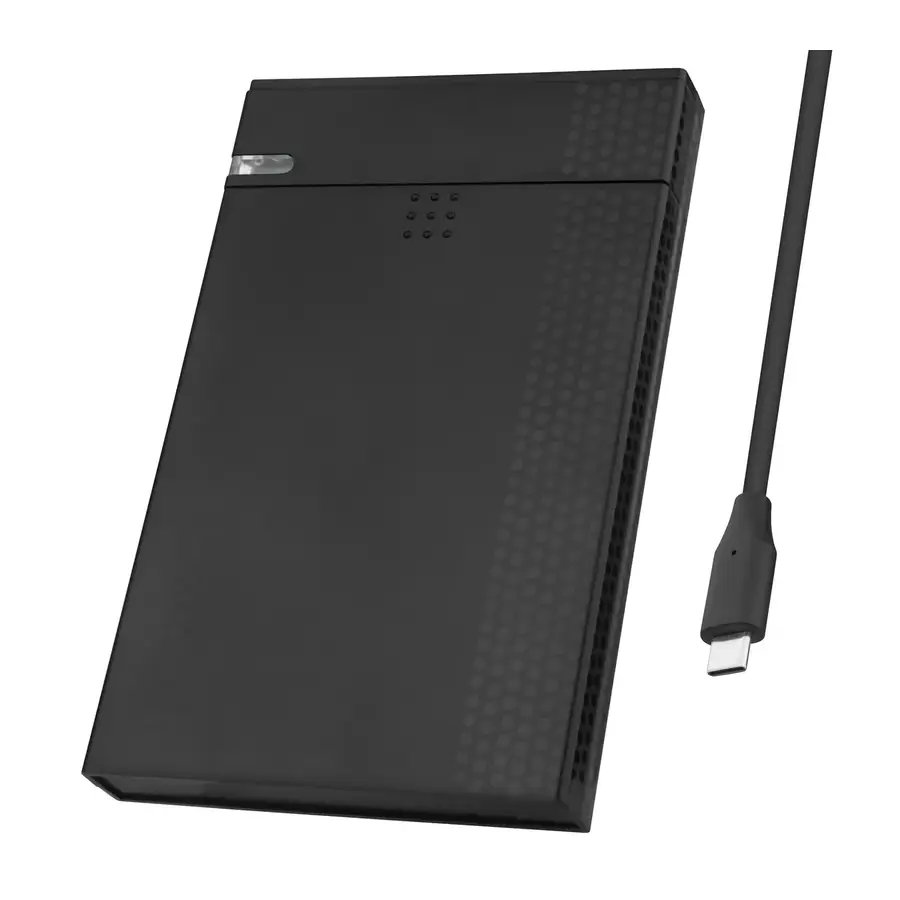 ENCLUSURE GETTTECH 2.5" HDD/SSD, USB-C, NEGRO GGE-O25U3-01