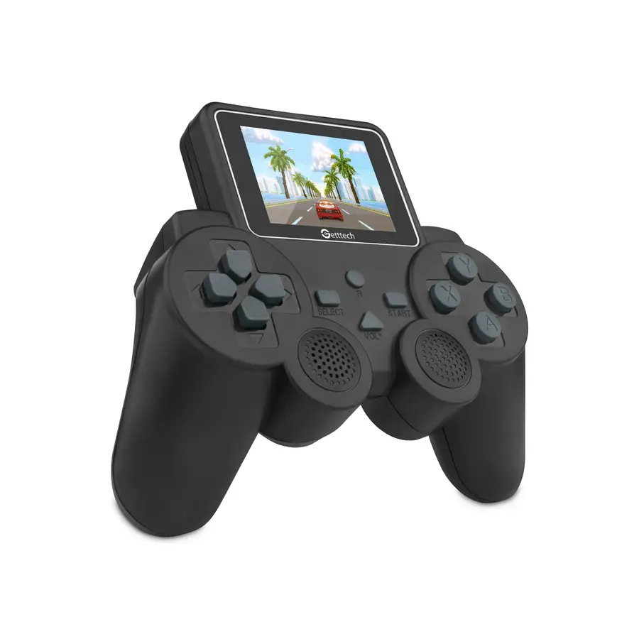 CONSOLA GETTTECH PORTATIL LCD 24." 520 JUEGOS INSTALADOS BOCINA INTEGRADA NEGRO GGH-CH24G-01