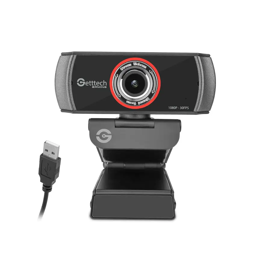 CAMARA GETTTECH PARA STREAMING 1080P USB MICROFONO GPW-FHDMF-G1