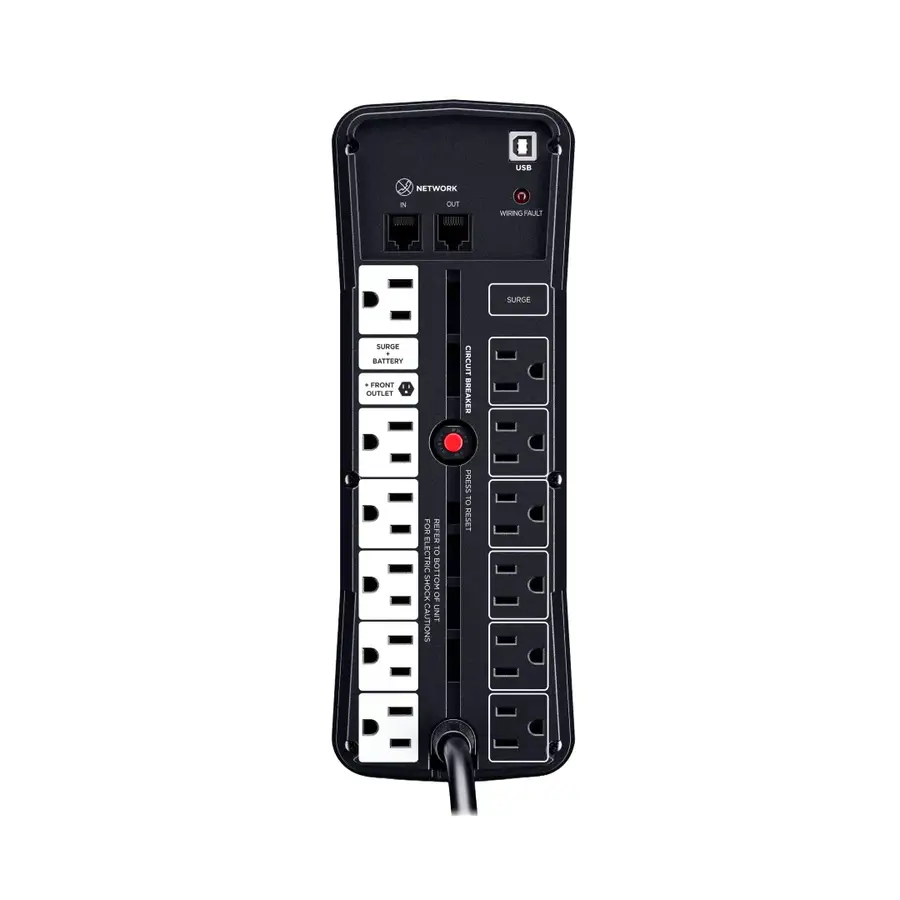 UPS/NO BREAK CYBERPOWER GX150C2 1500VA/1000W PFC RGB PANEL LCD USB-CX2