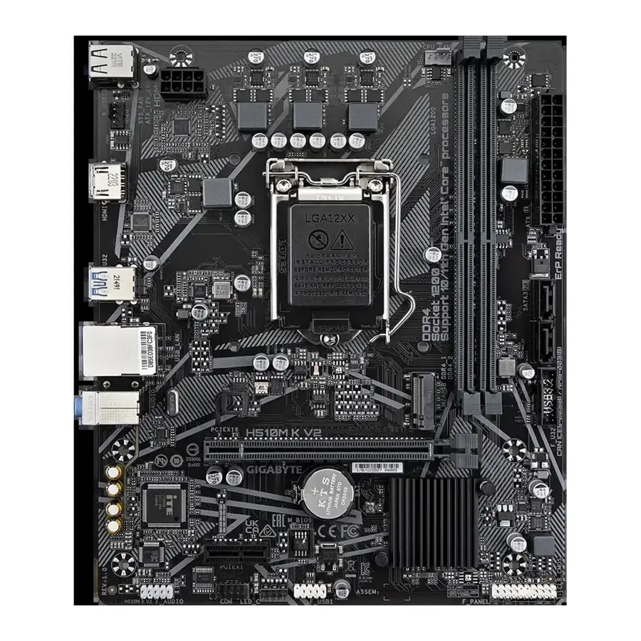 TARJETA MADRE GIGABYTE H510M K V2 MICRO ATX LGA 1200 INTEL H470 64GB DDR4 HDMI