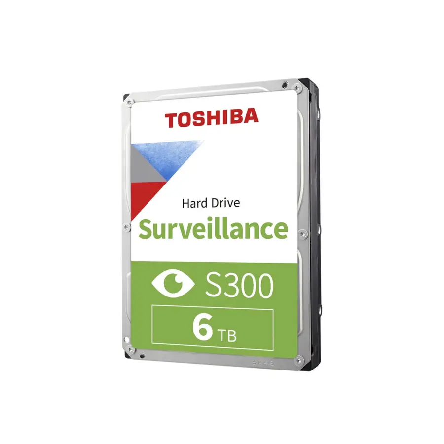 DISCO DURO INTERNO TOSHIBA S300 6TB 3.5" SATA 5400RPM CCTV 64CAM BULK (HDWT860UZSVA)