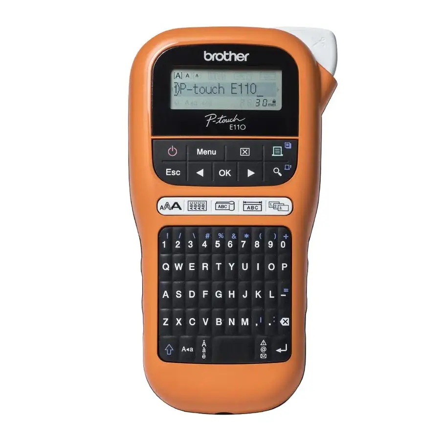 ROTULADORA BROTHER PORTÁTIL PROF IDEAL ELEC E INSTALADORES (PT-E110)