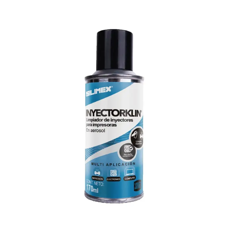 LIMPIADOR SILIMEX PARA INYECTORES DE IMPRESORAS 170ML
