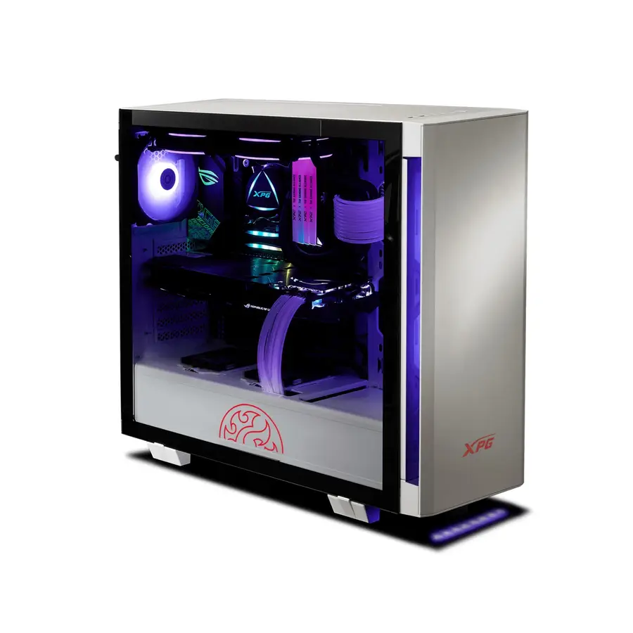 GABINETE XPG INVADER MID-TOWER WHITE 2 FAN (INVADERXMT-WHCWW)