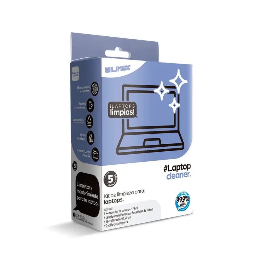 KIT DE LIMPIEZA PARA LAPTOPS SILIMEX LAPTOPCLEAN