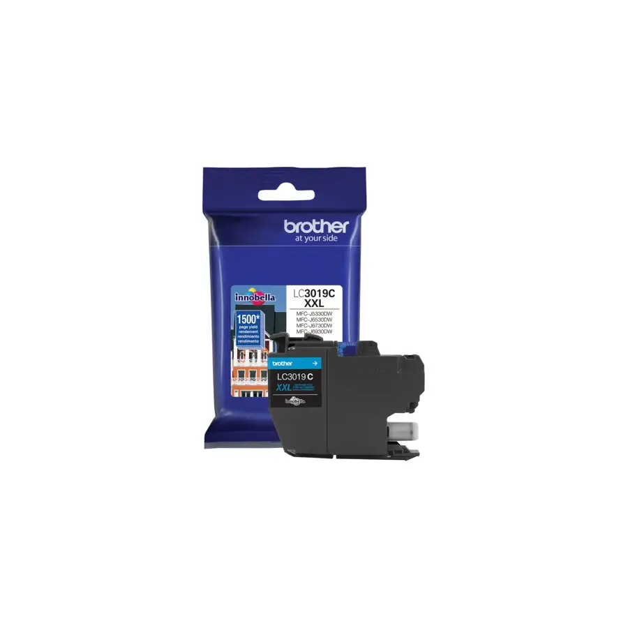 CARTUCHO BROTHER LC3019C CYAN 1500 PAGINAS APORX ALTO RENDIMIENTO PARA MFCJ53 LC3019C
