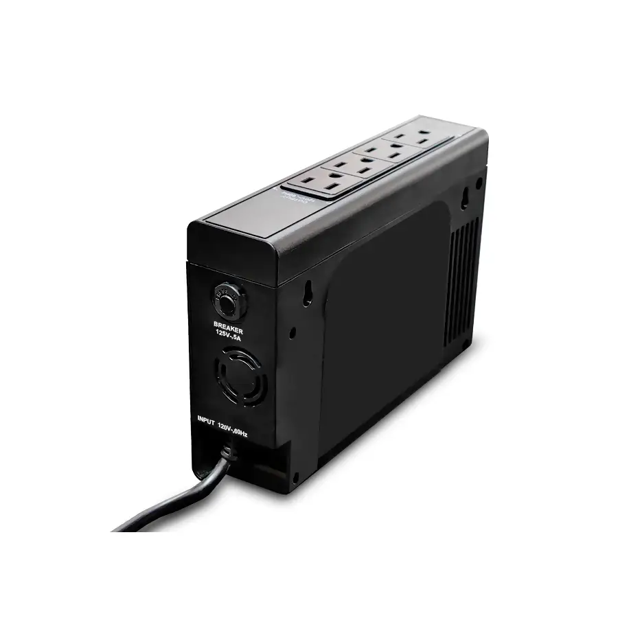 CDP LI-504 500VA/250W UPS 4 SALIDAS, PUERTO USB C, UPS COMPACTA CON BATERIA DE LITIO, 120 VAC