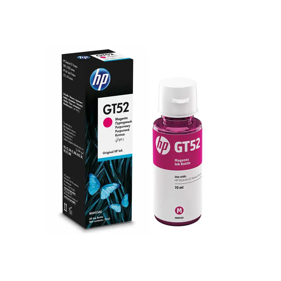 BOTELLA DE TINTA HP GT52 MAGENTA M0H55AL