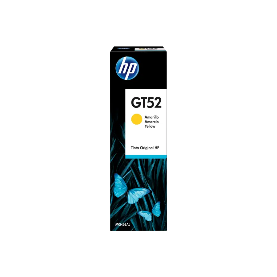 BOTELLA DE TINTA HP GT52 AMARILLA M0H56AL