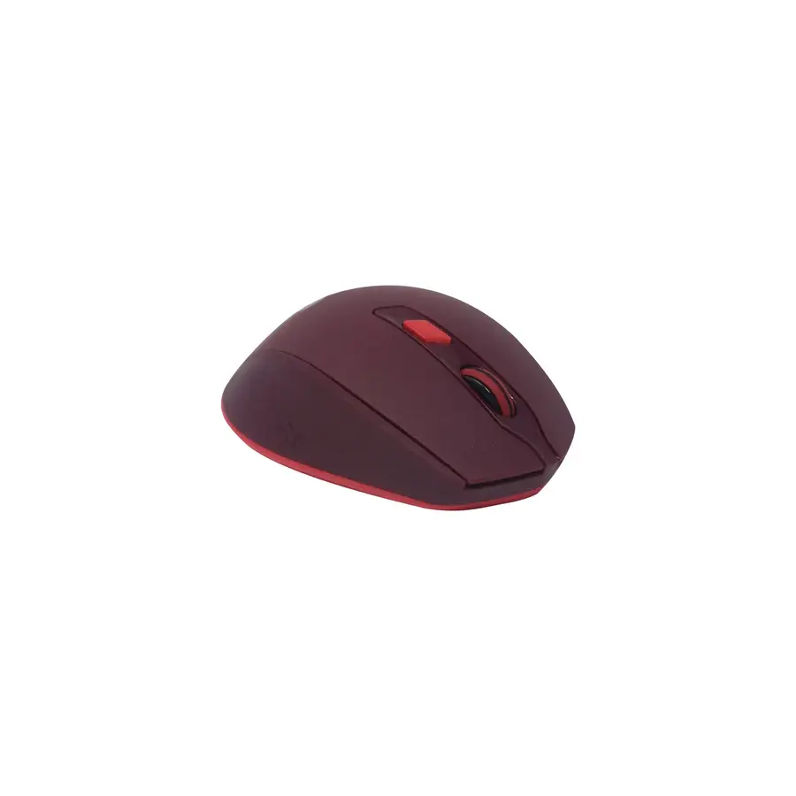 MOUSE NACEB ERGONOMICO NA 0119 INALAMBRICO OPTICO 1.600DPI ROJO