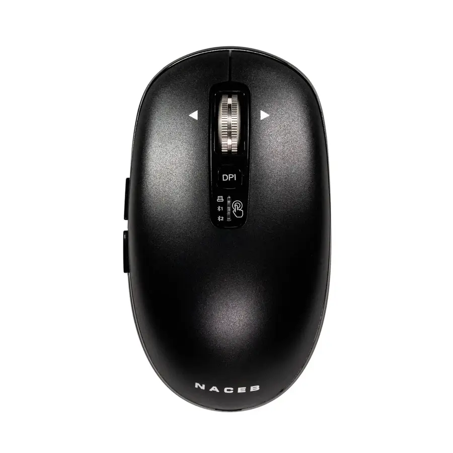 MOUSE NACEB INFINITY ELEMENTAL LS1 INALAMBRICO OPTICO 3.200DPI BLUETOOTH NEGRO