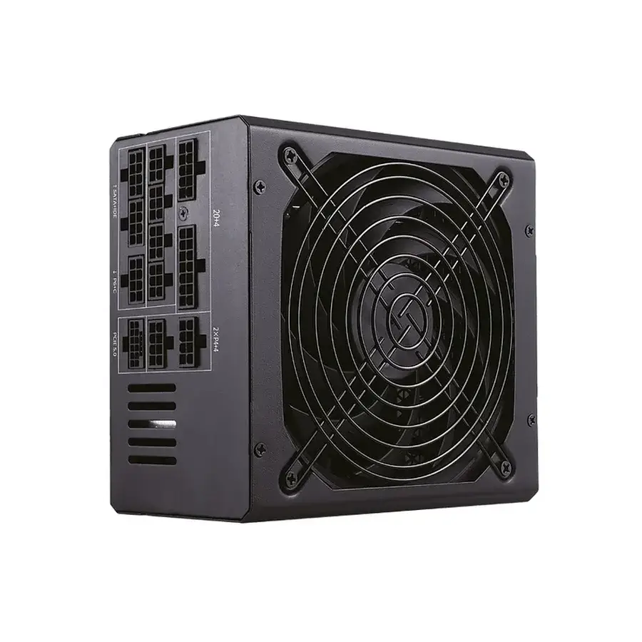 FUENTE DE PODER NACEB GAMING NA 0627 80 PLUS GOLD MODULAR 24 PIN ATX 140MM 1000W