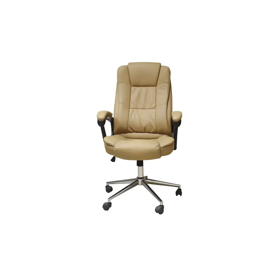 SILLA NACEB EJECUTIVA CON REPOSABRAZOS CAFE