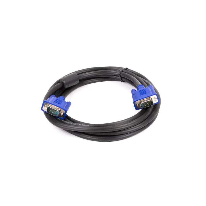 CABLE NACEB VGA D USB MACHO EN AMBOS EXTREMOS 1.5M NEGRO
