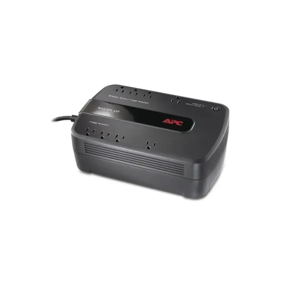 NO-BREAK APC - 650 VA, 390 W, 24 H, NEGRO, HOGAR Y OFICINA