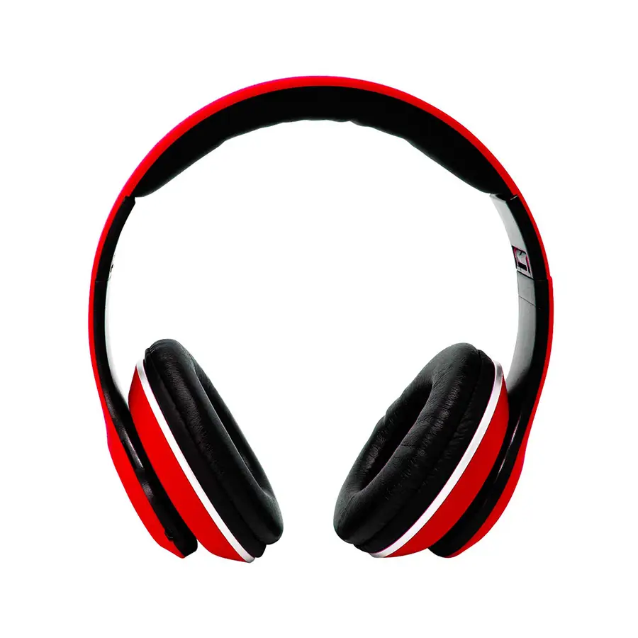 DIADEMA NECNON CON MICROFONO NBH 01R BLUETOOTH ALAMBRICO INALAMBRICO 3.5MM ROJO (NCAB0102RZ)