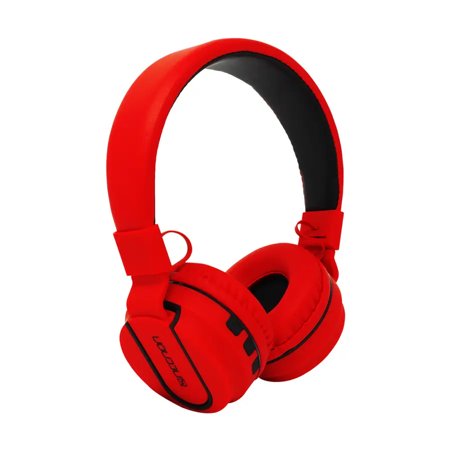 DIADEMA NECNON CON MICROFONO NBH 05 BLUETOOTH INALAMBRICO ROJO NCAB050200