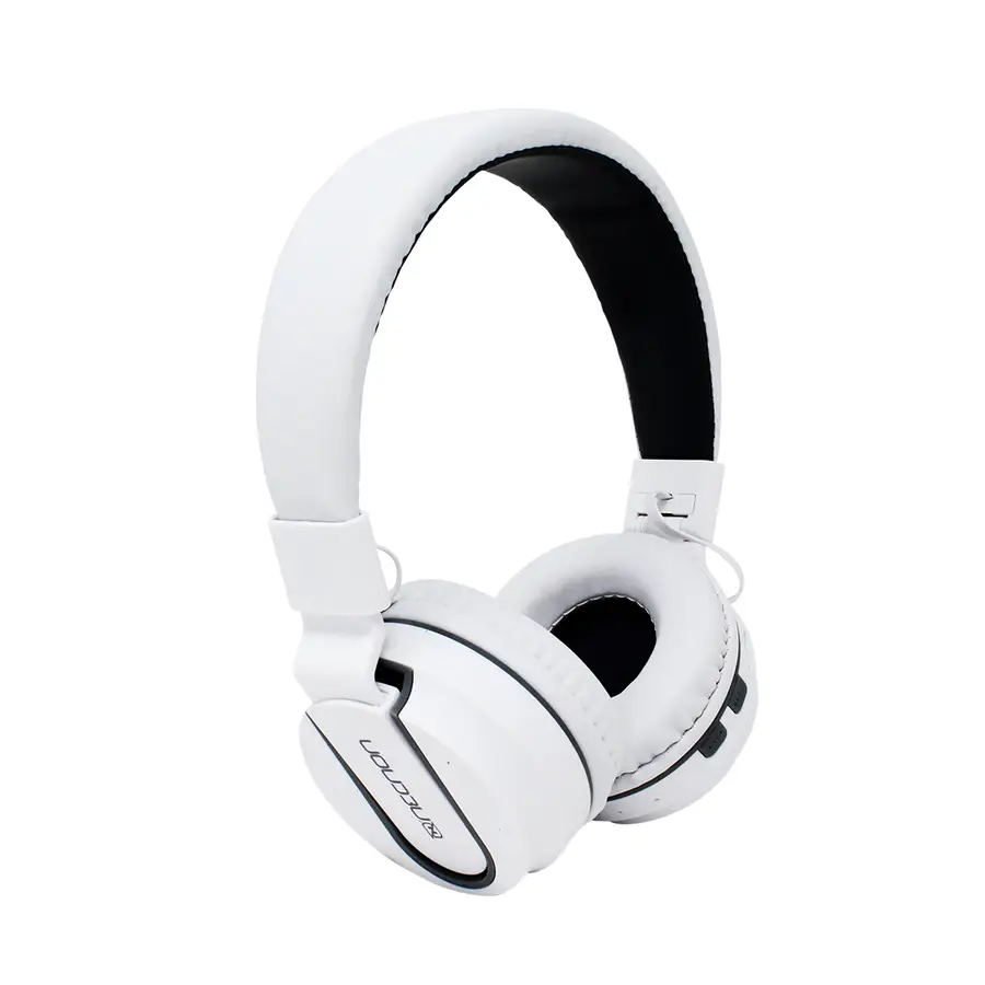 DIADEMA NECNON CON MICROFONO NBH 05 BLUETOOTH INALAMBRICO BLANCO NCAB051200