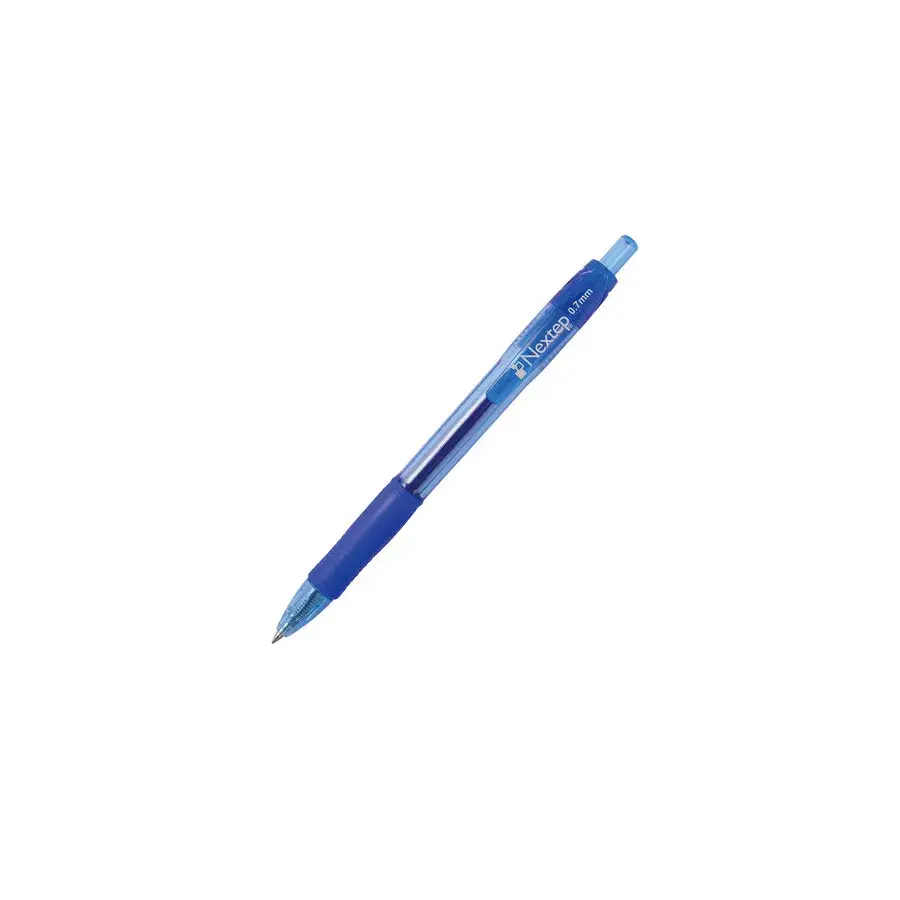 BOLIGRAFO GEL RETRACTIL NEXTEP MEDIANO 0.7mm COLOR AZUL C/6 NE-062A