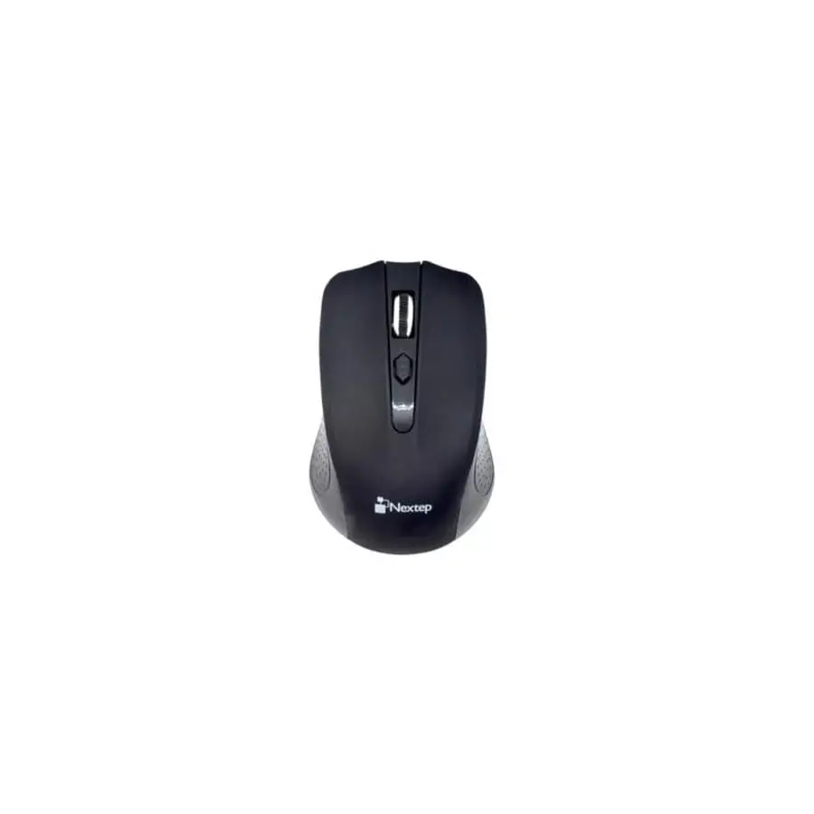 MOUSE NEXTEP INALAMBRICO USB 1600 DPI BATERIAS INCLUIDAS COLOR NEGRO (NE-410)